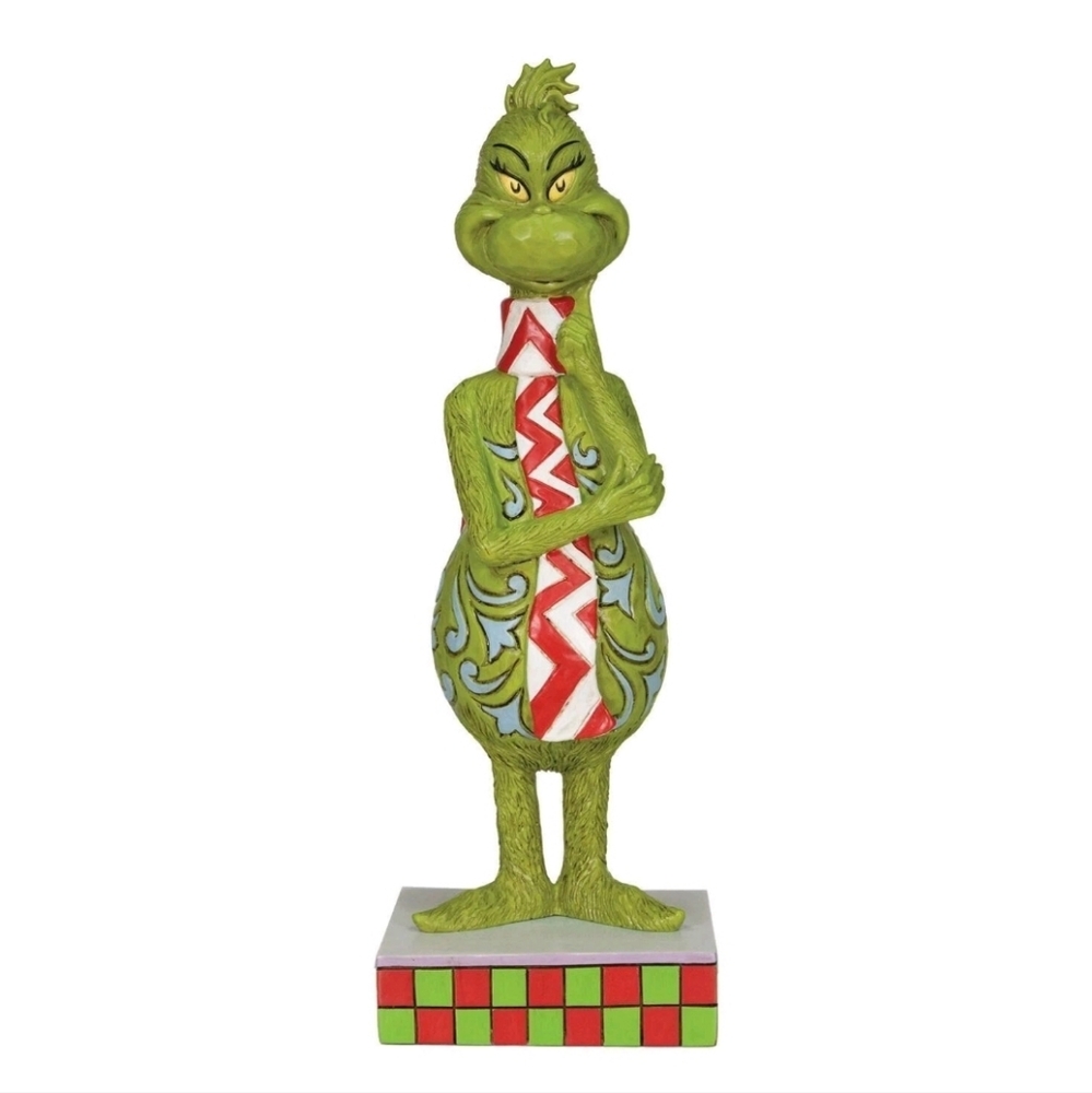 Jim Shore GRINCH WITH LONG SCARF Christmas Figurine 6010774